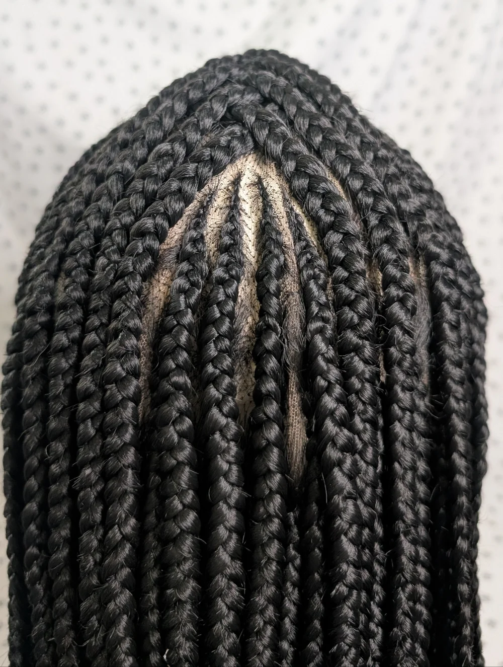 Black Long Box Braids Wig - Women Hair Wigs & Extensions